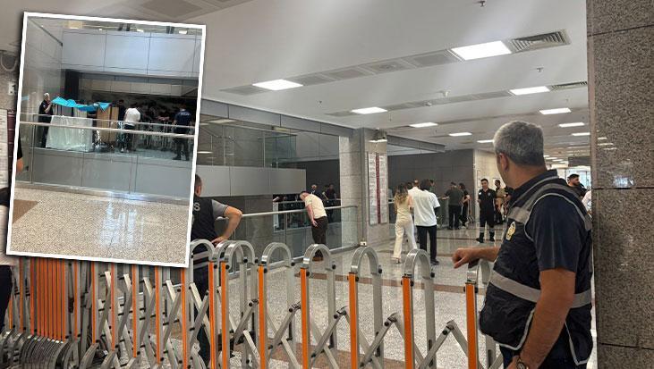 Adliyede dehşet anları! Hakimliğe sevk edilen zanlı 6’ncı kattan atlayarak intihar etti