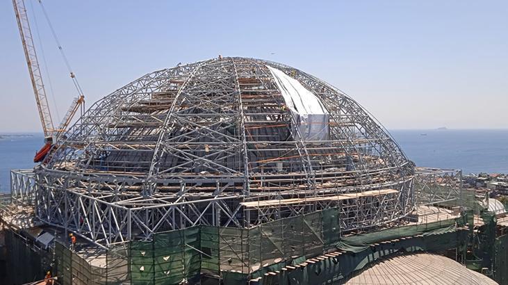 Ayasofya’nın ana kubbe restorasyonunda yeni dönem!