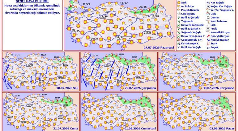 Son dakika... Dikkat! Kavurucu sıcaklar geri geliyor: Meteoroloji tarih verdi