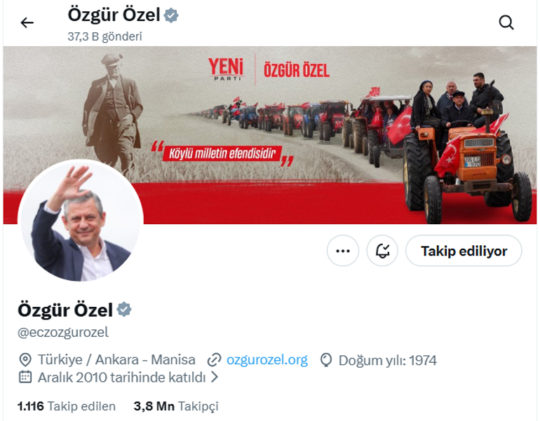Son dakika... Özgür Özel CHP'den istifa etti