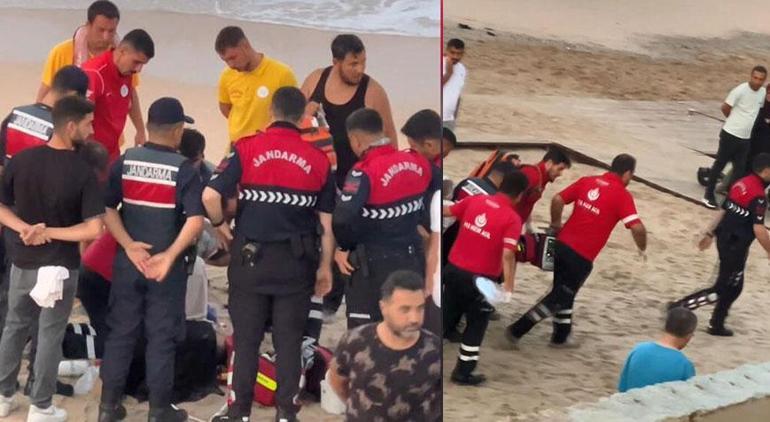 Dalgaların arasında can pazarı! Yardımına 2 kişi koştu ama kurtarılamadı