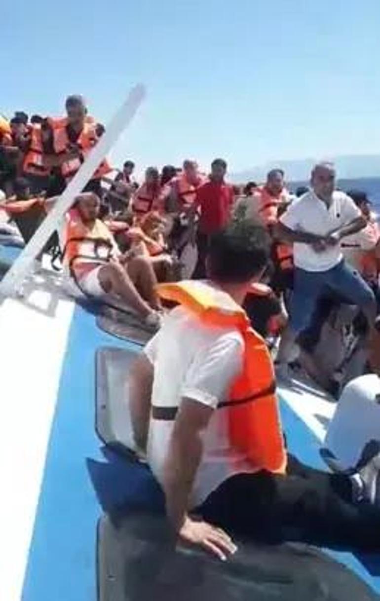 Girne'deki faciadan yeni görüntüler... Geminin su almaya başladığı anlar ortaya çıktı! 'Canımızı yolda bulmadık, kaptan geri dön'