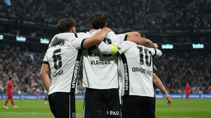 Dolmabahçe’de gol yağmuru! Beşiktaş derbi öncesi moral buldu