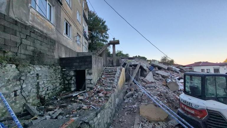 Zonguldak’ta çöken binada can kaybı! Bölgede tahliyeler başladı, 13 daire boşaltıldı