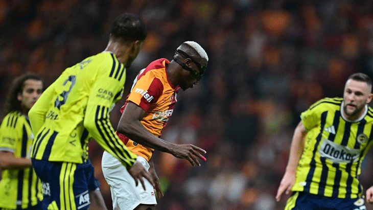 Galatasaray derbide Osimhen ile kazandı! Fenerbahçe ile puan farkı 6’ya çıktı