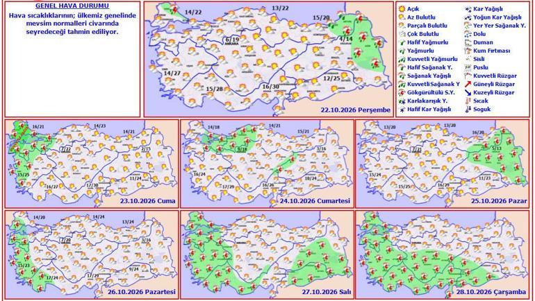 Son dakika…. Meteoroloji haritayı güncelledi! Yarın akşama dikkat: İstanbul dahil kritik uyarı